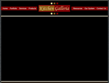 Tablet Screenshot of kitchengalleria.com